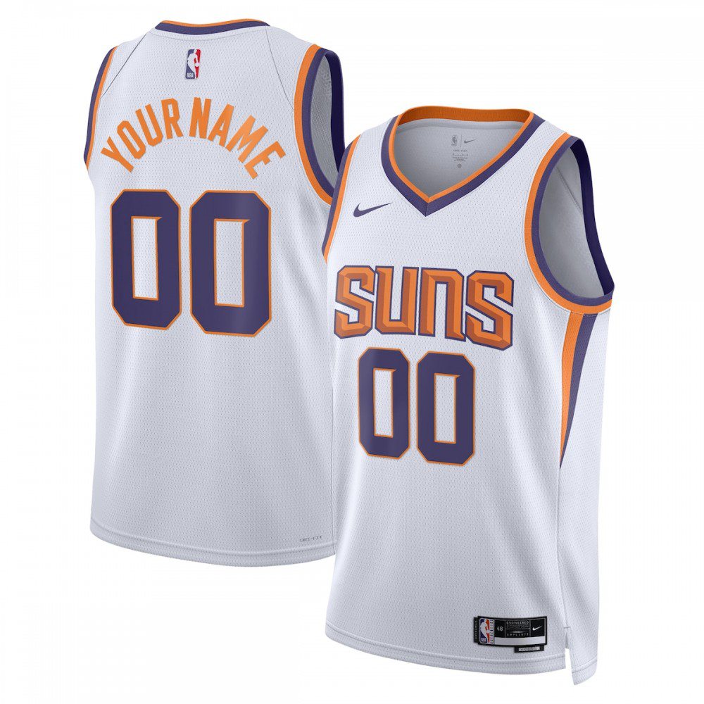 Phoenix Suns Unisex 2022/23 Swingman Custom Jersey White - Association Edition-Pro Kit Vault | Brand New 26/27 Sports Jerseys
